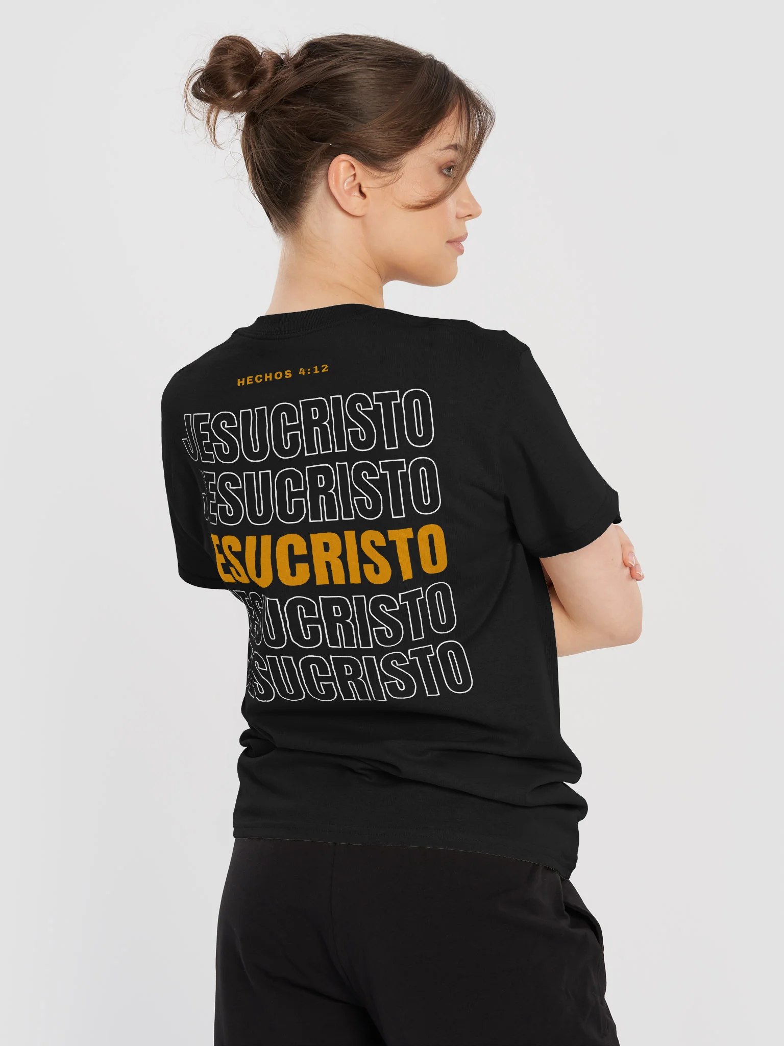 Camiseta Unisex Manga Corta | Hechos 4:12 Jesucristo product image (2)