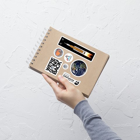 Artemis II Sticker Sheet product image (2)