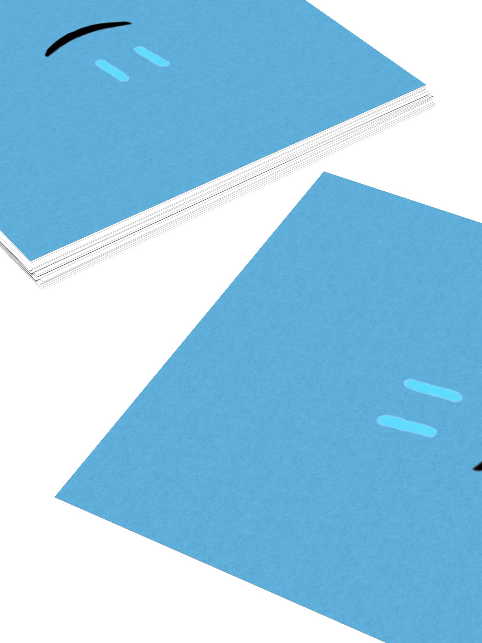BLUE BACKGROUND Mood Sticker product image (4)