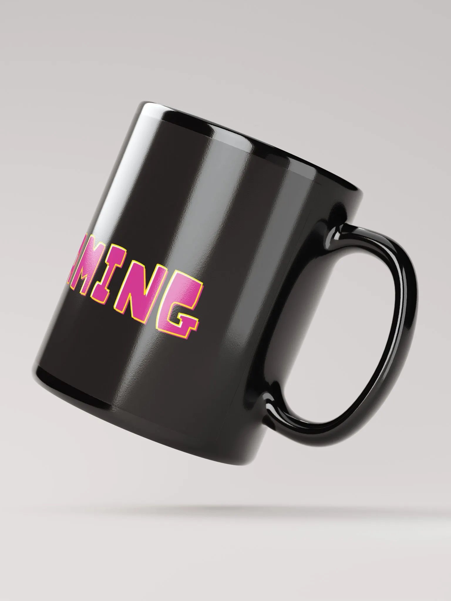 Screaming Cockatoo Mug Black product image (5)
