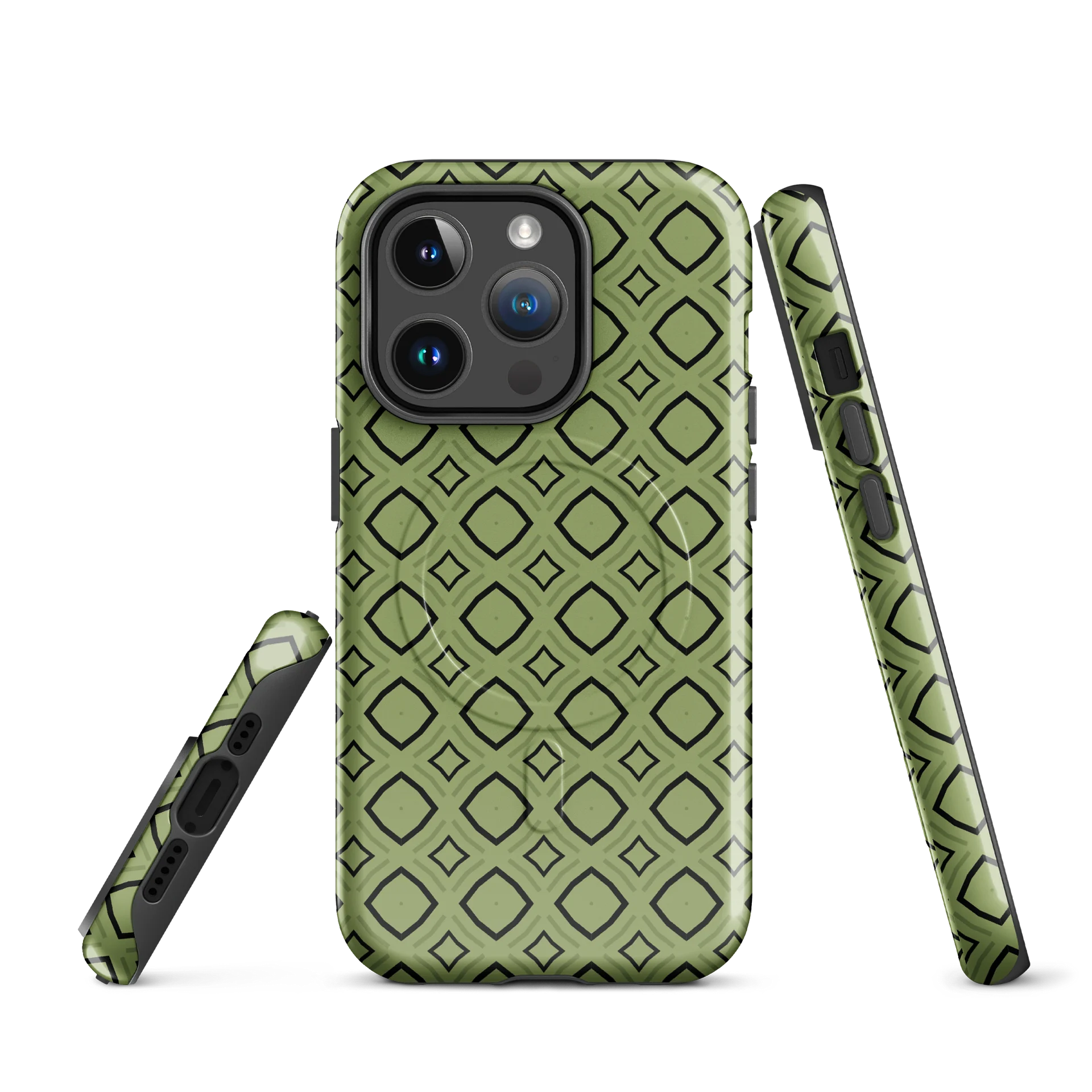 Bumble Delight iPhone 17 Tough MagSafe Case - Shockproof Dual-Layer Geometric Protective Cover product image (1)