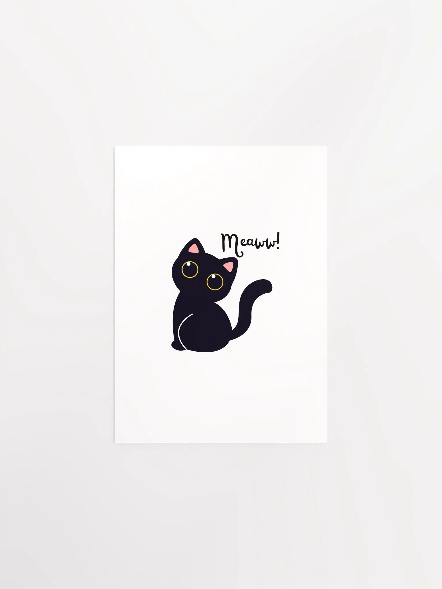 Meaww Mini Poster product image (1)