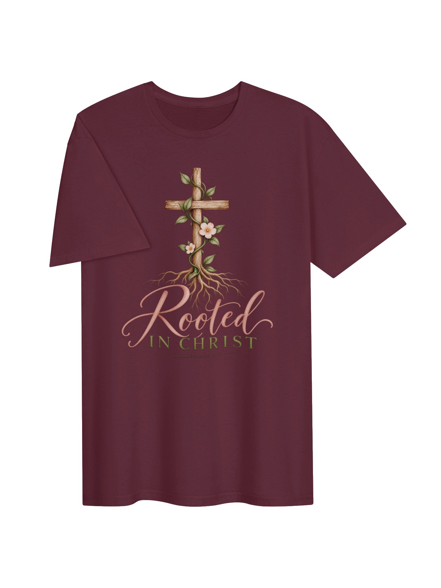 Rooted in Christ Tee | Colossians 2:7 product image (33)