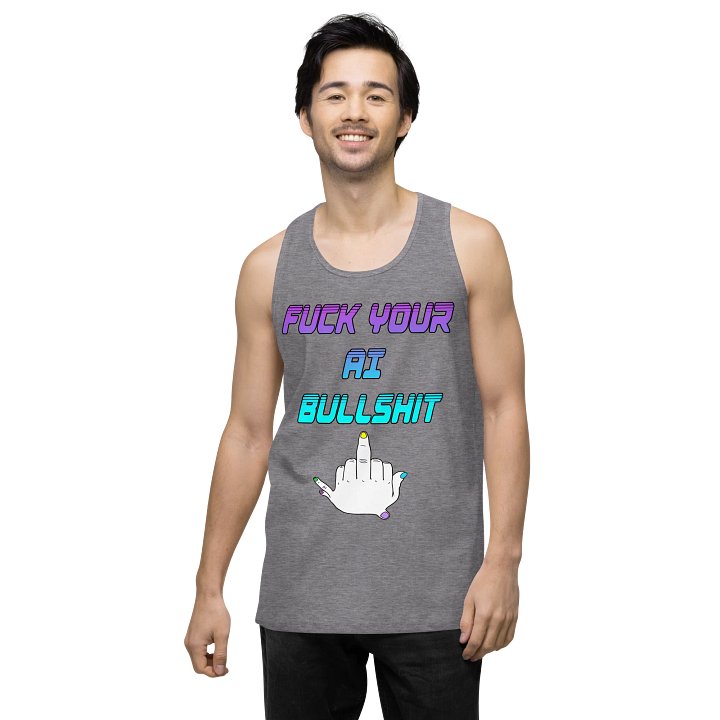 AI Bullshit Tank Top M product image (61)