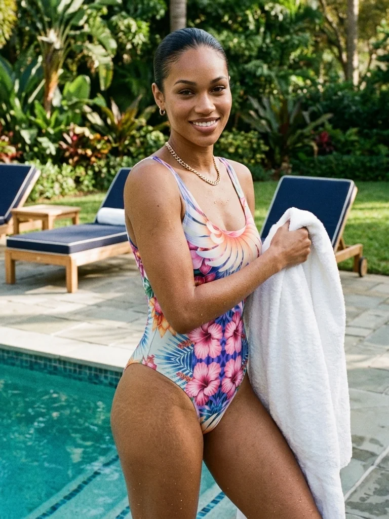 Hawaiian flora-Recycled- swimsuit product image (7)