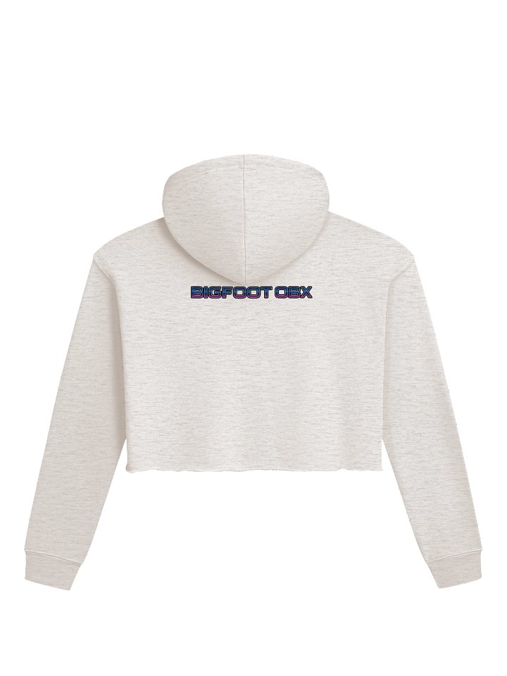 Destination Bigfoot Bronco Synthwave Bella+Canvas Fleece Women's Crop Hoodie (Multiple Colors Available) product image (11)