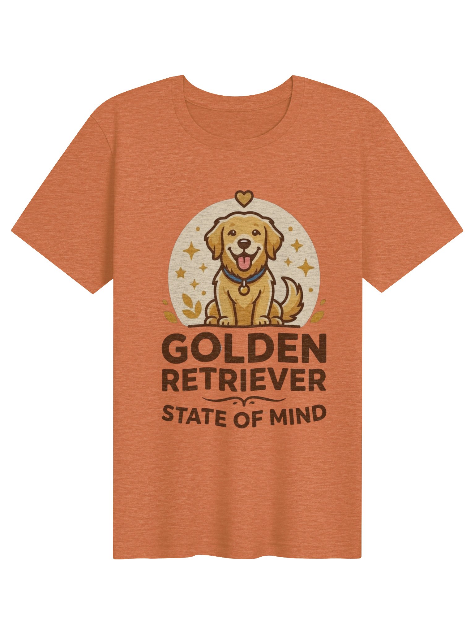 GOLDEN RETRIEVER STATE OF MIND T-SHIRT product image (1)
