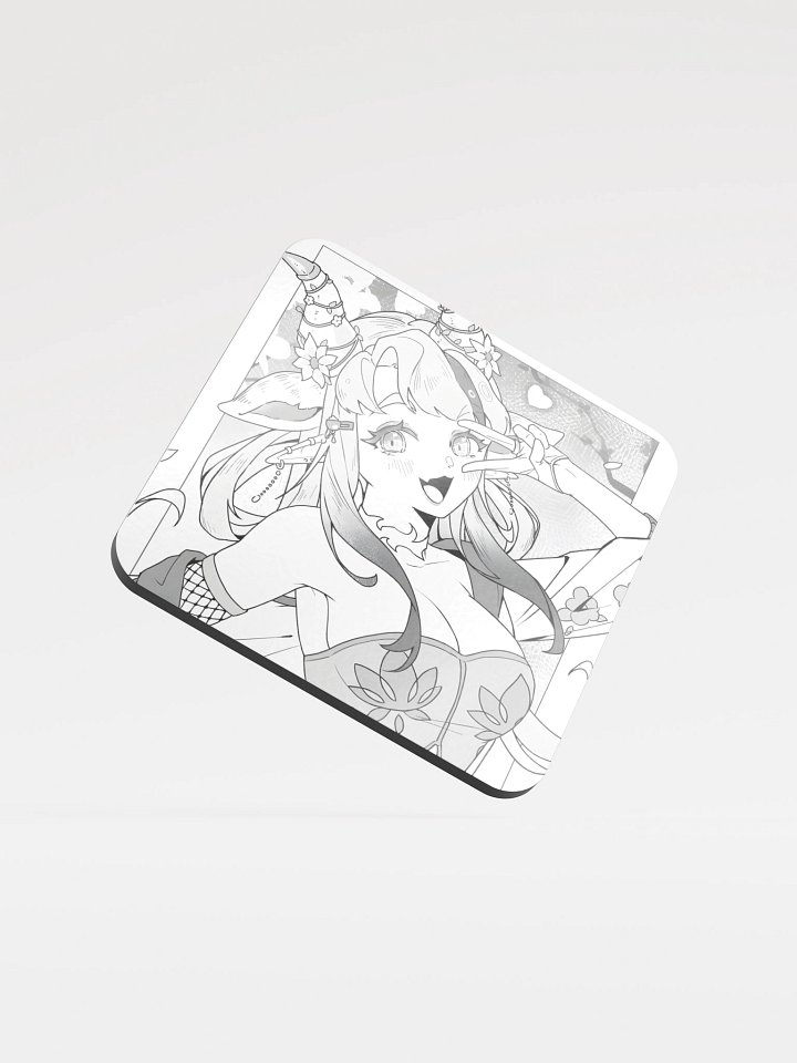 Cowfie Coaster {Manga Peace & Love} ~ (1/3) product image (1)