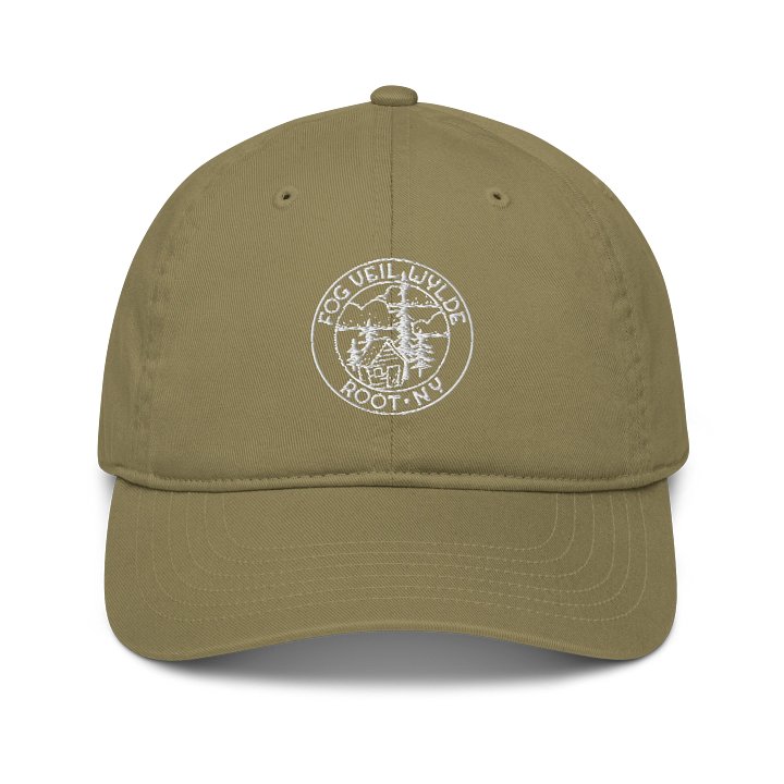 Classic Seal in White | Embroidered Organic Cotton Hat product image (1)