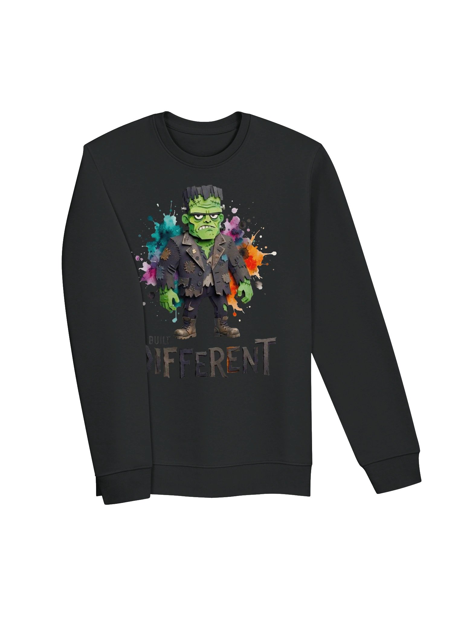 MINAY Originals | Halloween Edition "DIFFERENT" Frankenstein Graphic Unisex Sweatshirt product image (9)