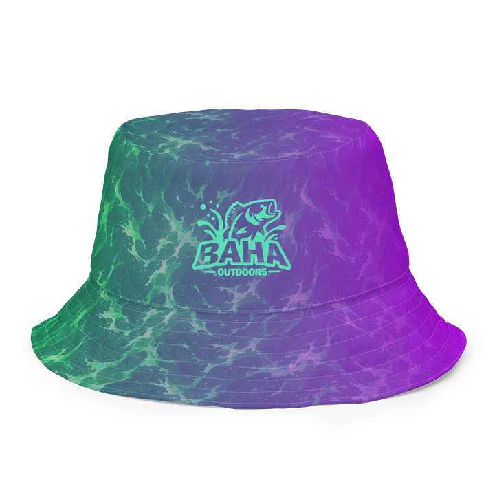 Wave Trace Colored Reversable Bucket Hat product image (1)