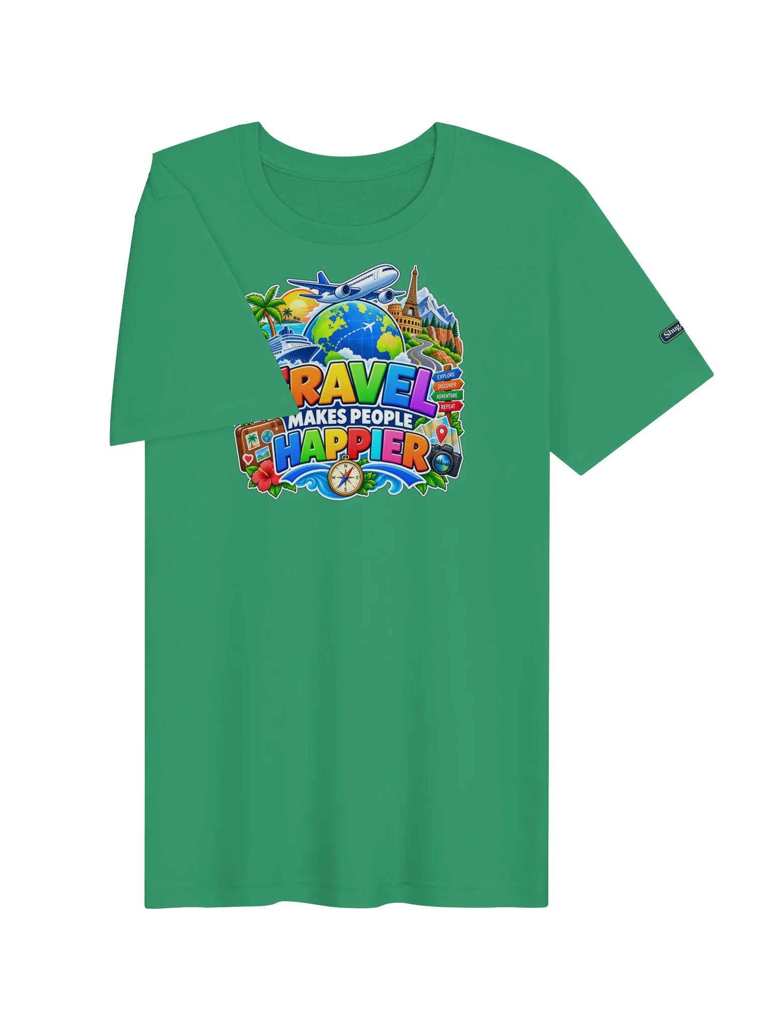 Travel Makes People Happier T-shirt product image (33)