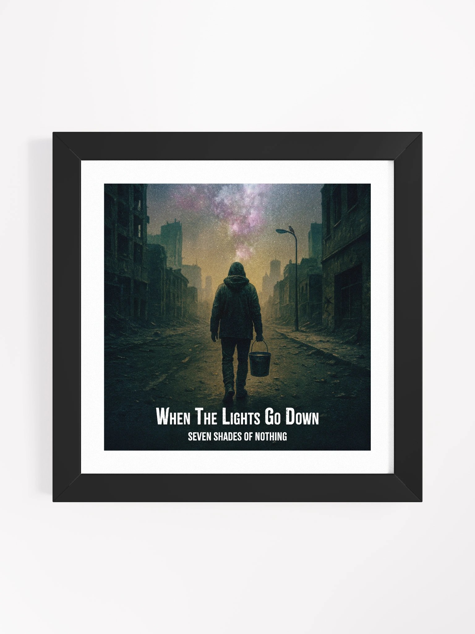 When The Lights Go Down | Original Single Artwork – Framed High-Quality Matte Poster product image (1)