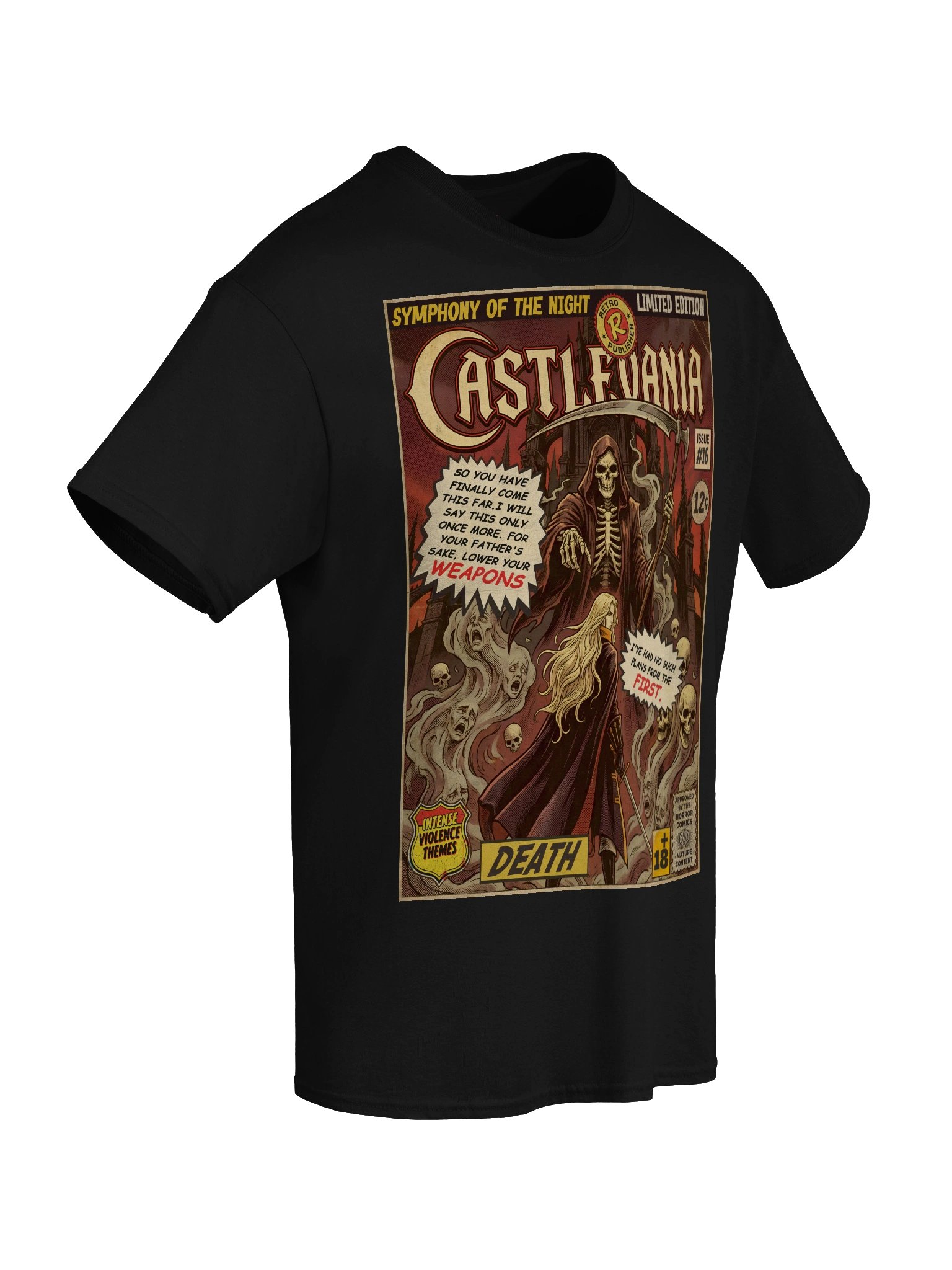 Castlevania: Symphony of the Night Comic Art T-Shirt product image (6)