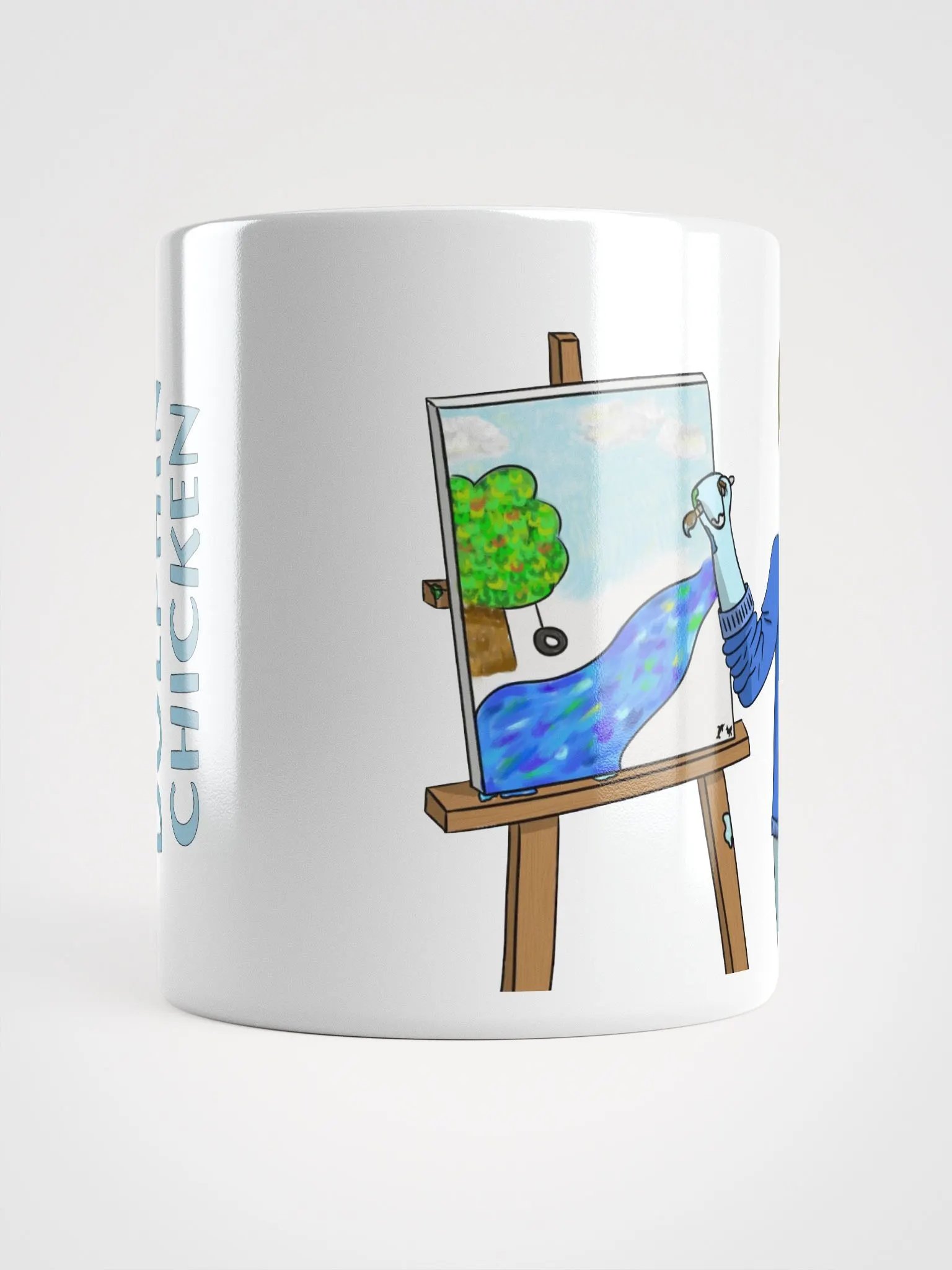 Dolphin's DC Painting Mug (White) product image (14)