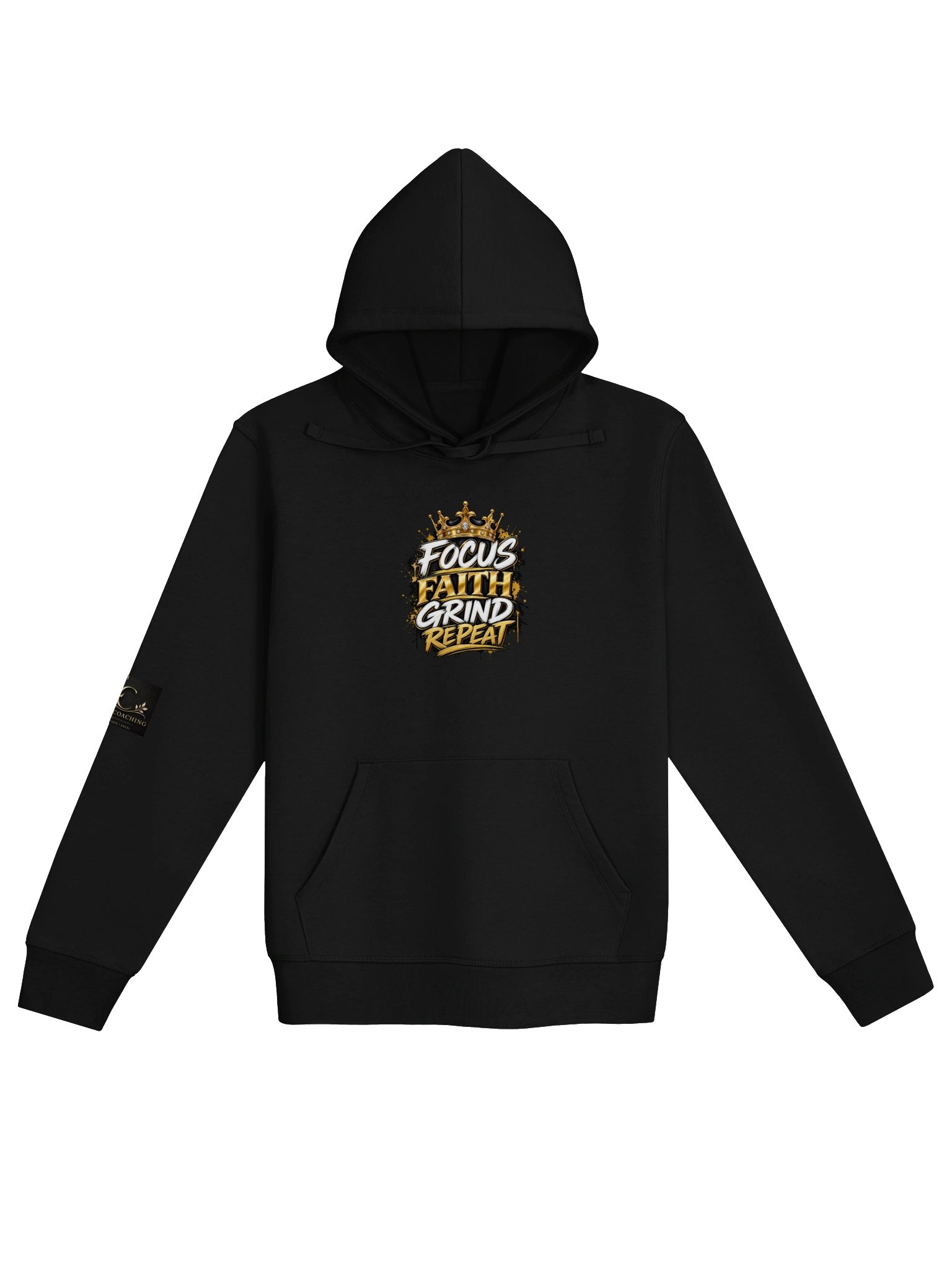 Focus Faith Grind Repeat Crown Hoodie product image (1)