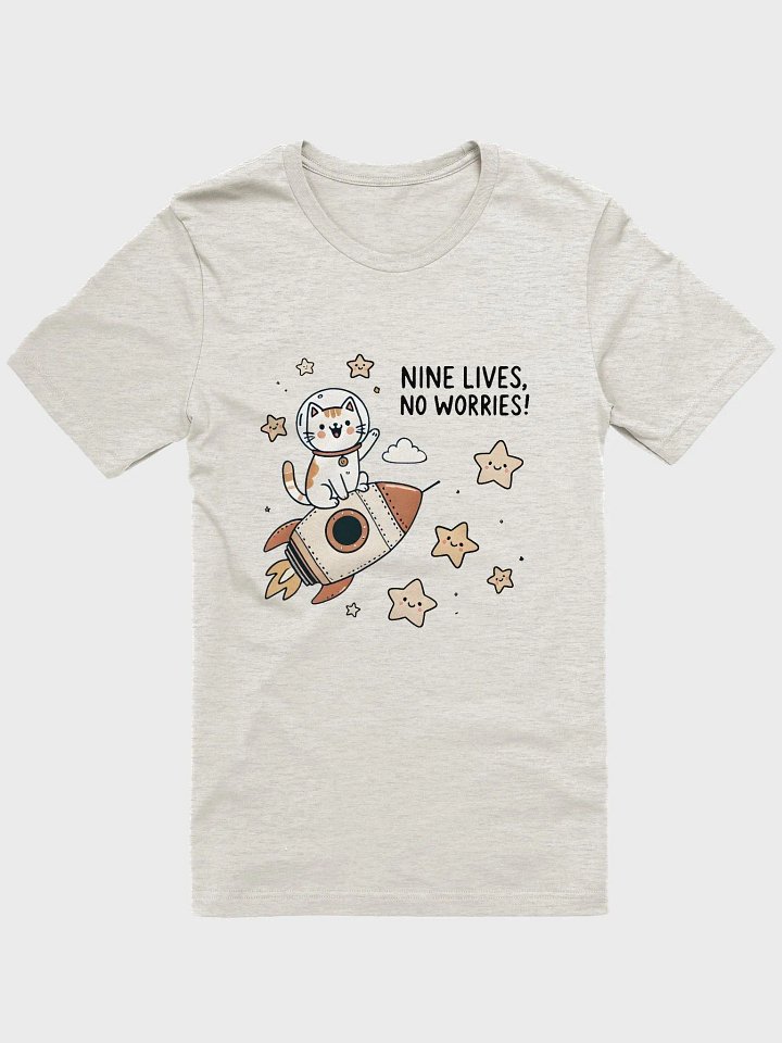 Nine lives, no worries t-shirt product image (1)