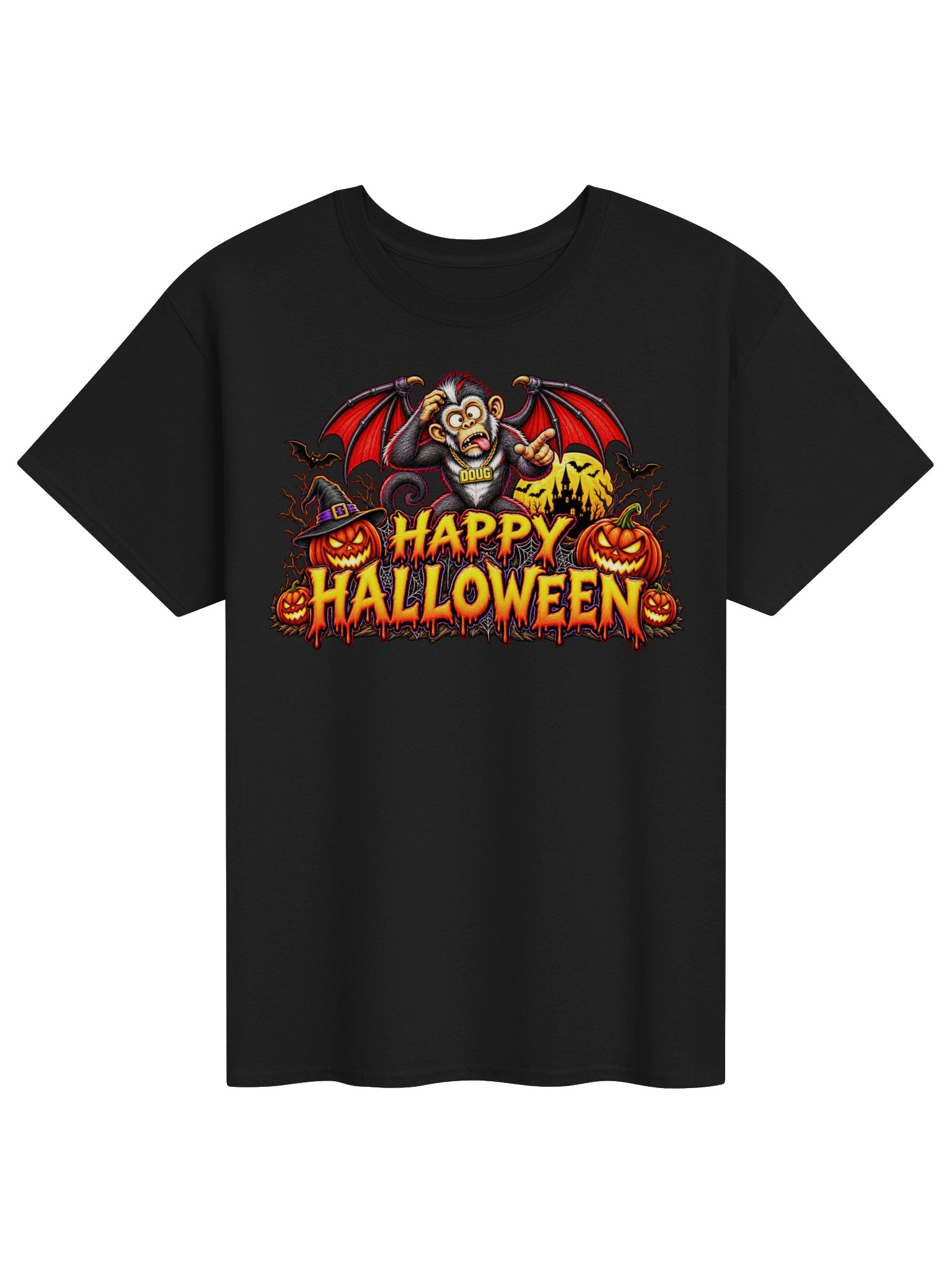 Doug Happy Halloween Gildan Heavyweight T-Shirt product image (9)