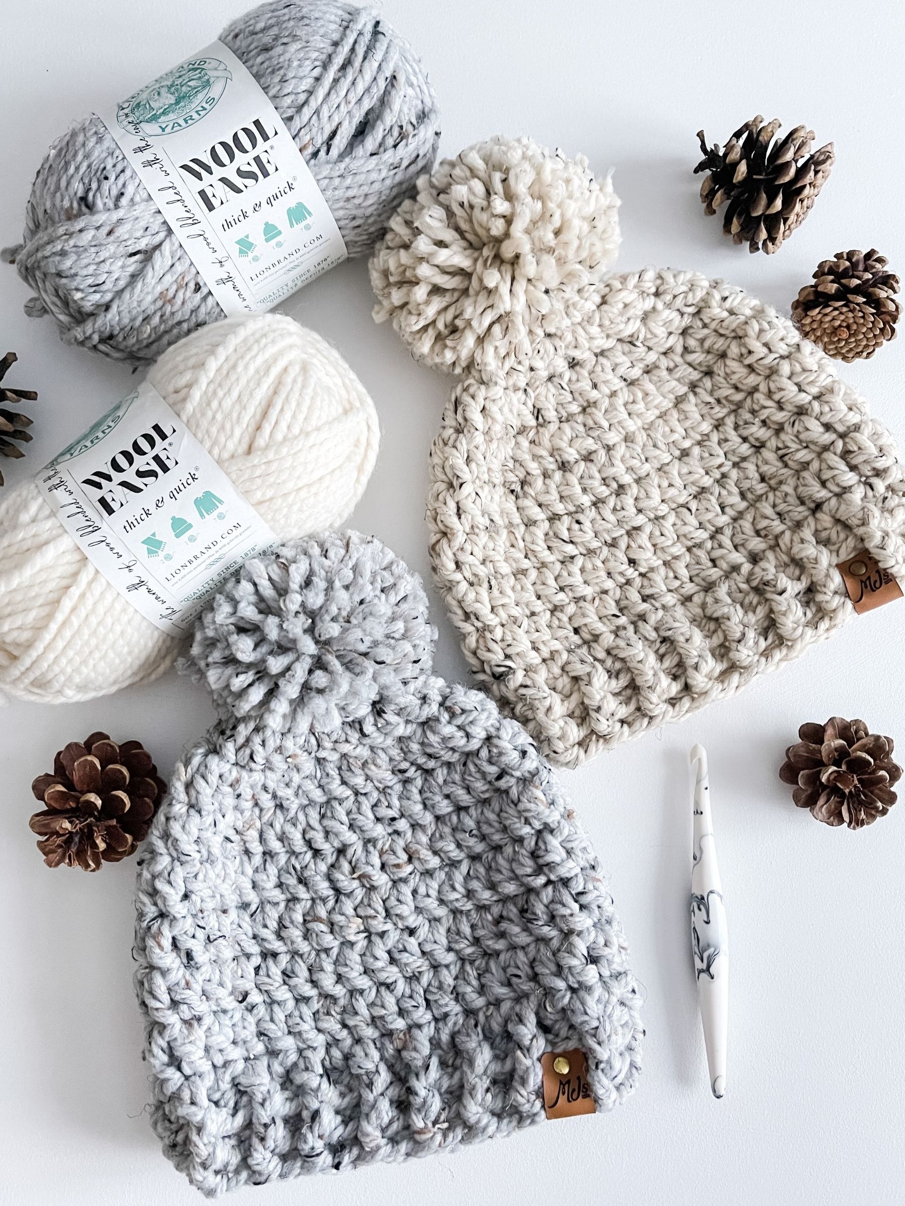 Beginner Bulky Beanie Crochet Pattern product image (5)