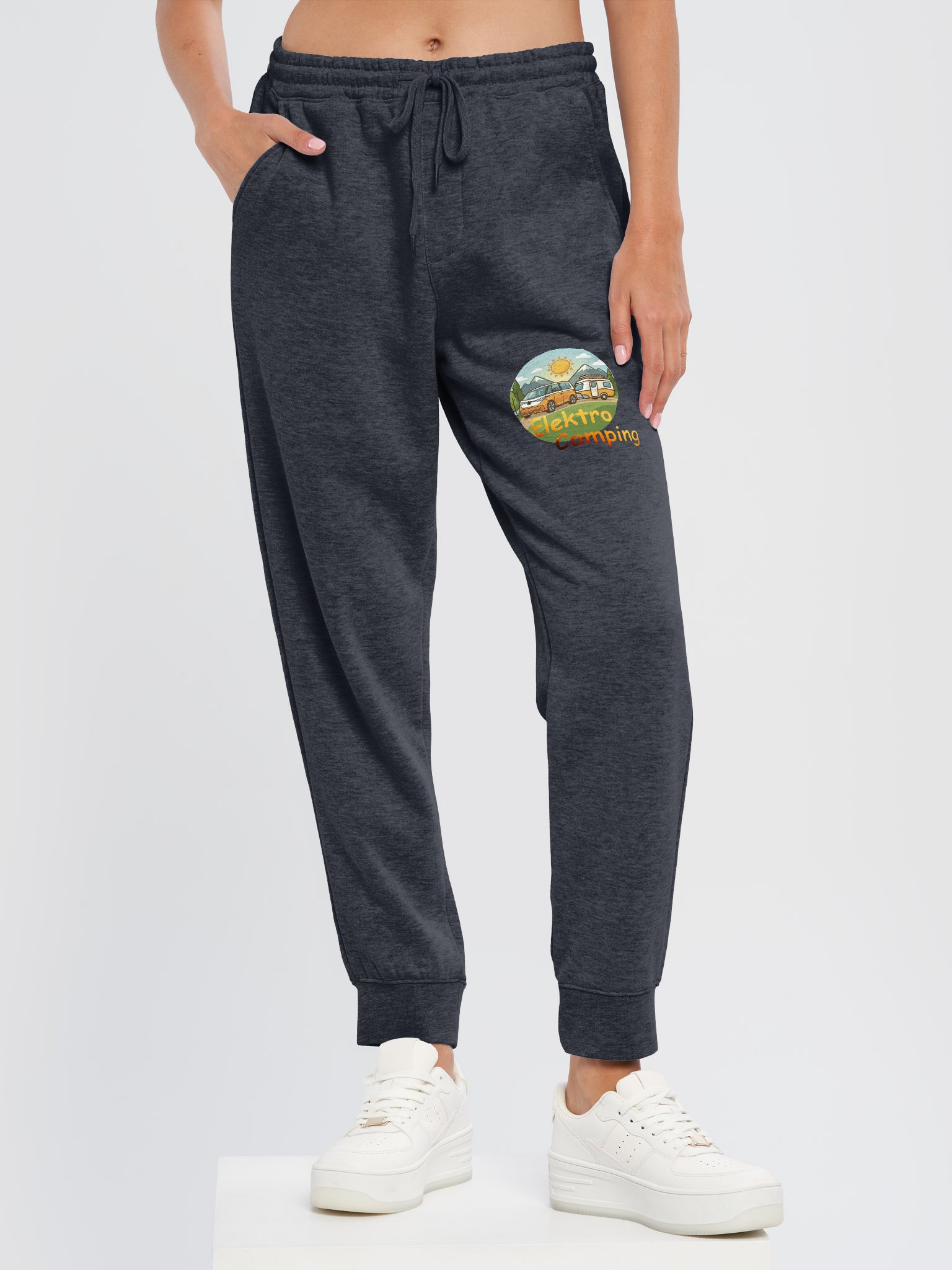 Independent Trading Co. Midweight Fleece Joggers Elektro Camping product image (6)