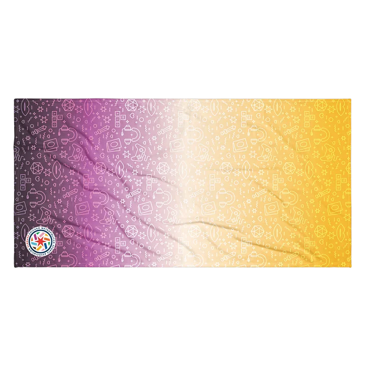 Nonbinary Pride Beach Towel product image (2)