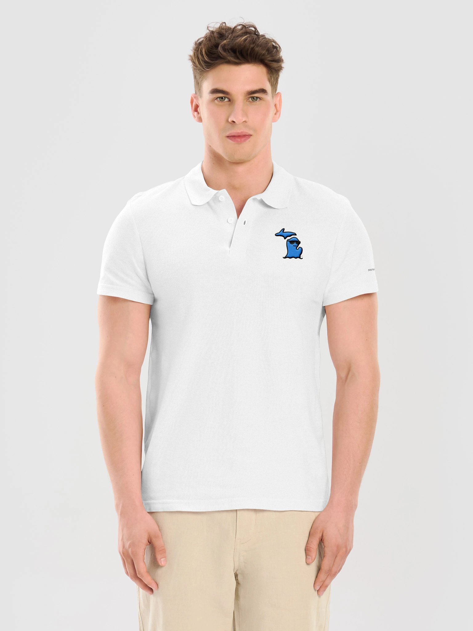 Michigan Waves™ Cotton Polo product image (1)