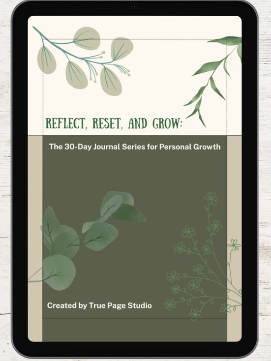 Reflect, Reset, and Grow: The 30-Day Journal Series for Personal Growth product image (1)