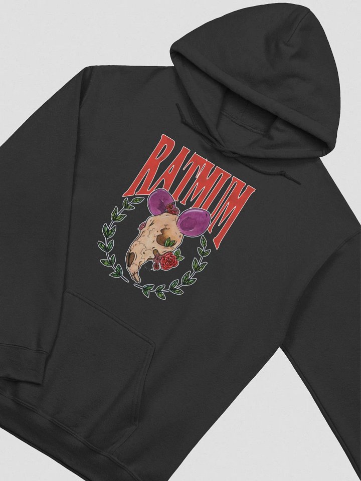 AJA X RAT - Wreathed Skull Hoodie (Black) product image (1)