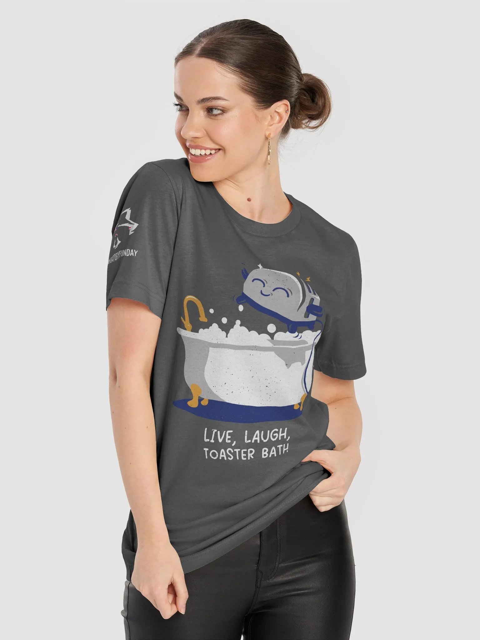 Live, Laugh, Toaster Bath Women's Tee product image (8)