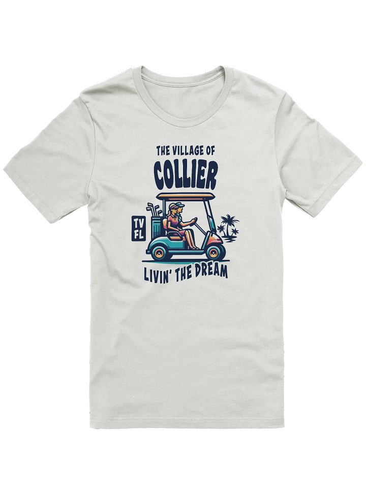 The Village of Collier TV FL Golf Cart Design T-Shirt product image (1)