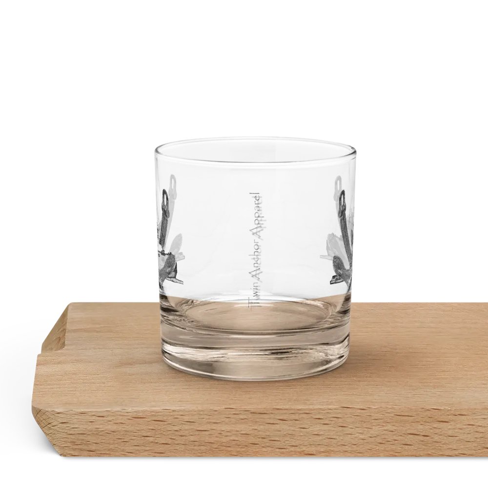 Twin Anchor Titan tug Rocks Glass 10.5oz product image (5)