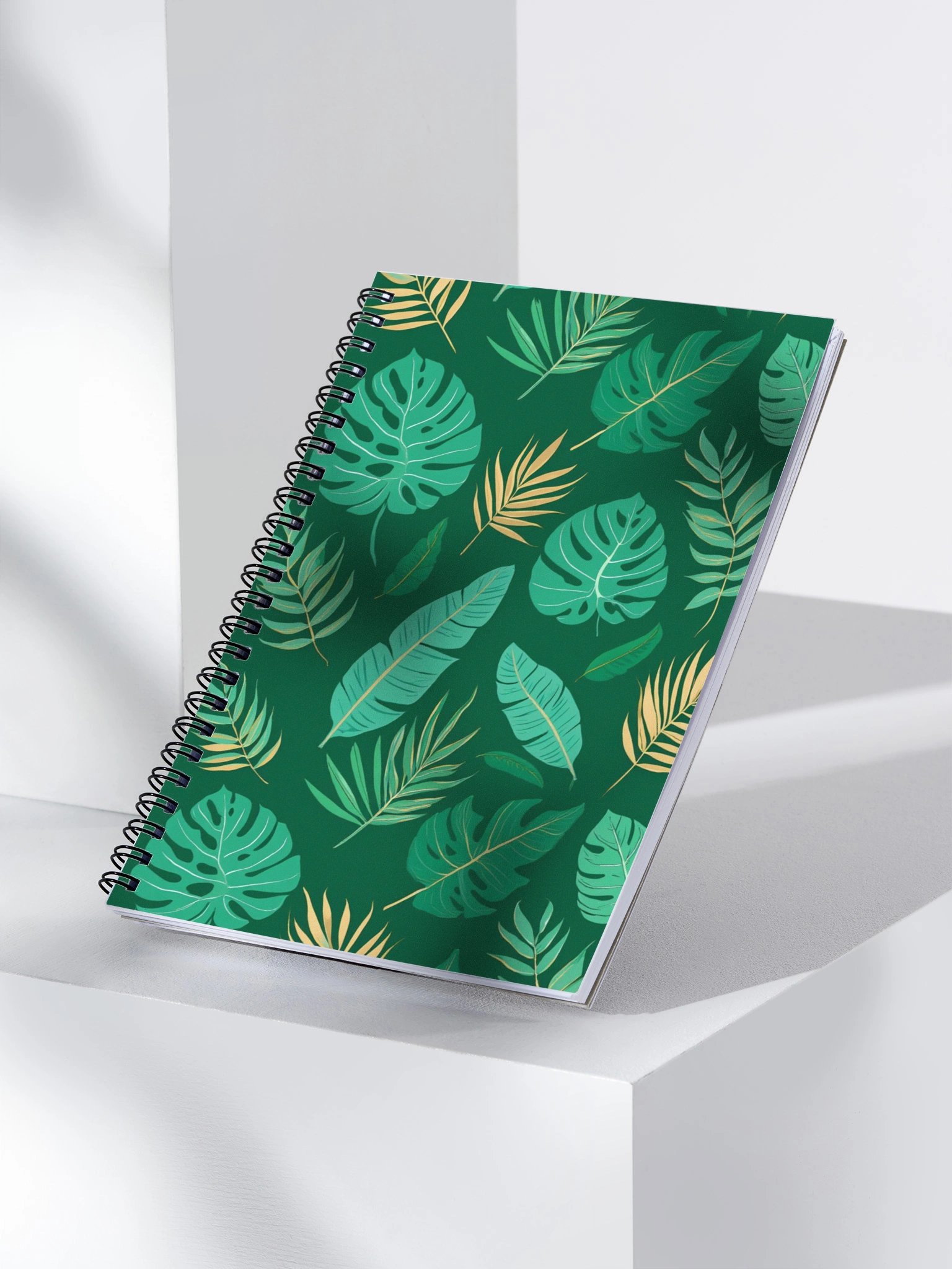 Tropical Leaves Spiral Notebook product image (3)