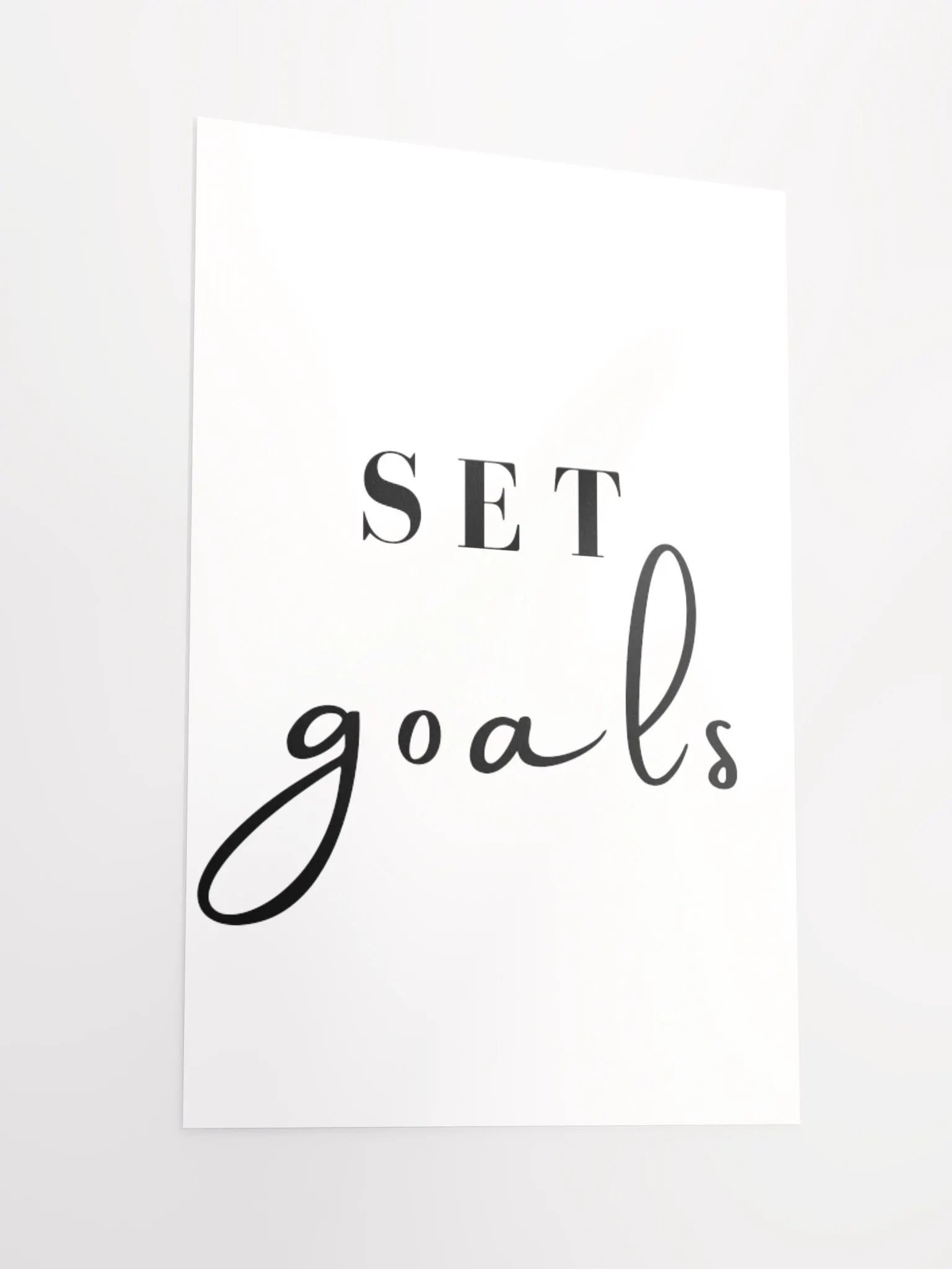 Set Goals Poster product image (4)