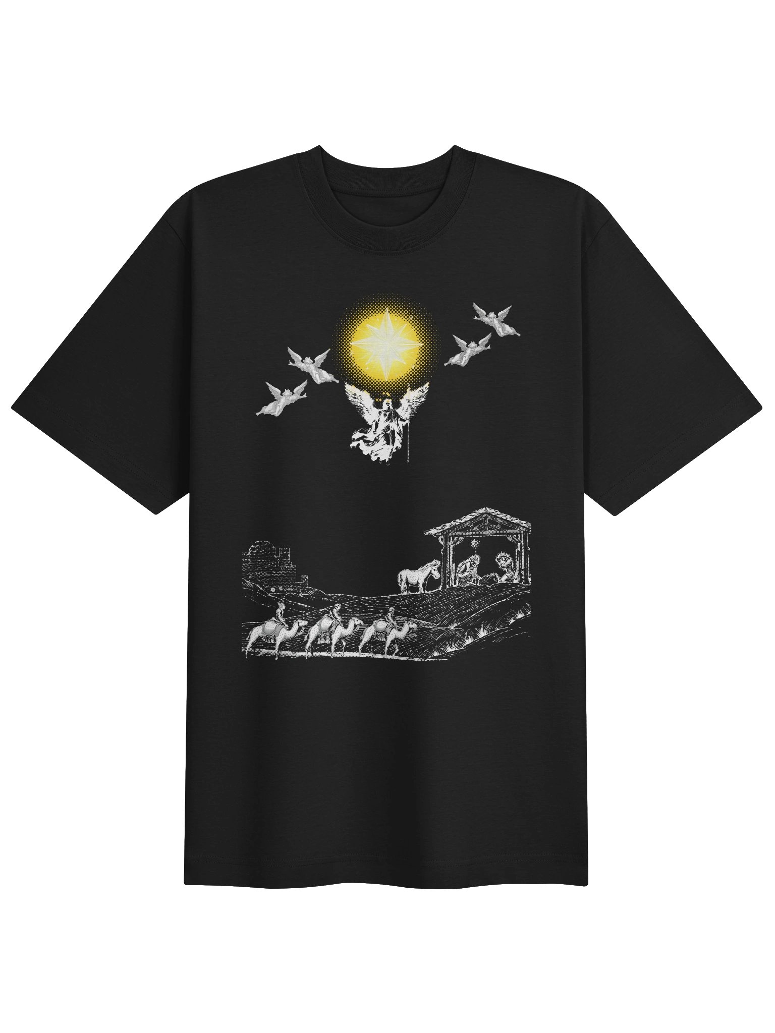 The Holy Night Christmas Tee product image (1)