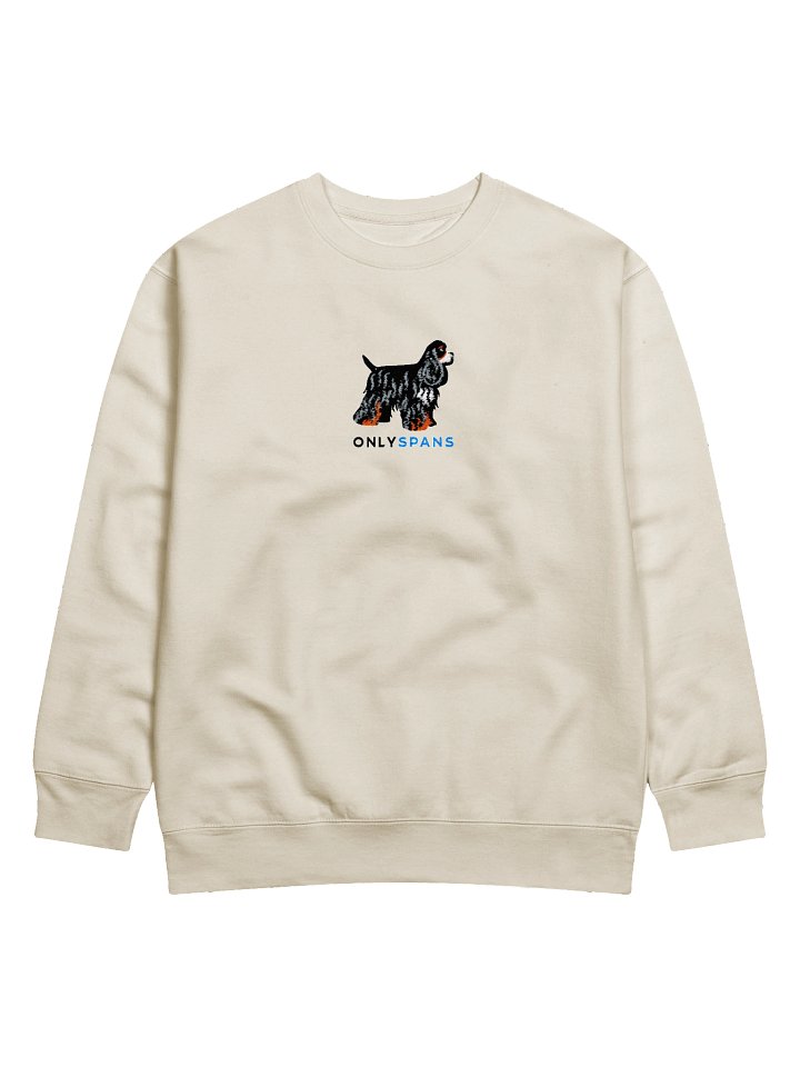 Only Spans Sweatshirt (Embroidered) of an American Cocker Spaniel(Tricolor) product image (71)