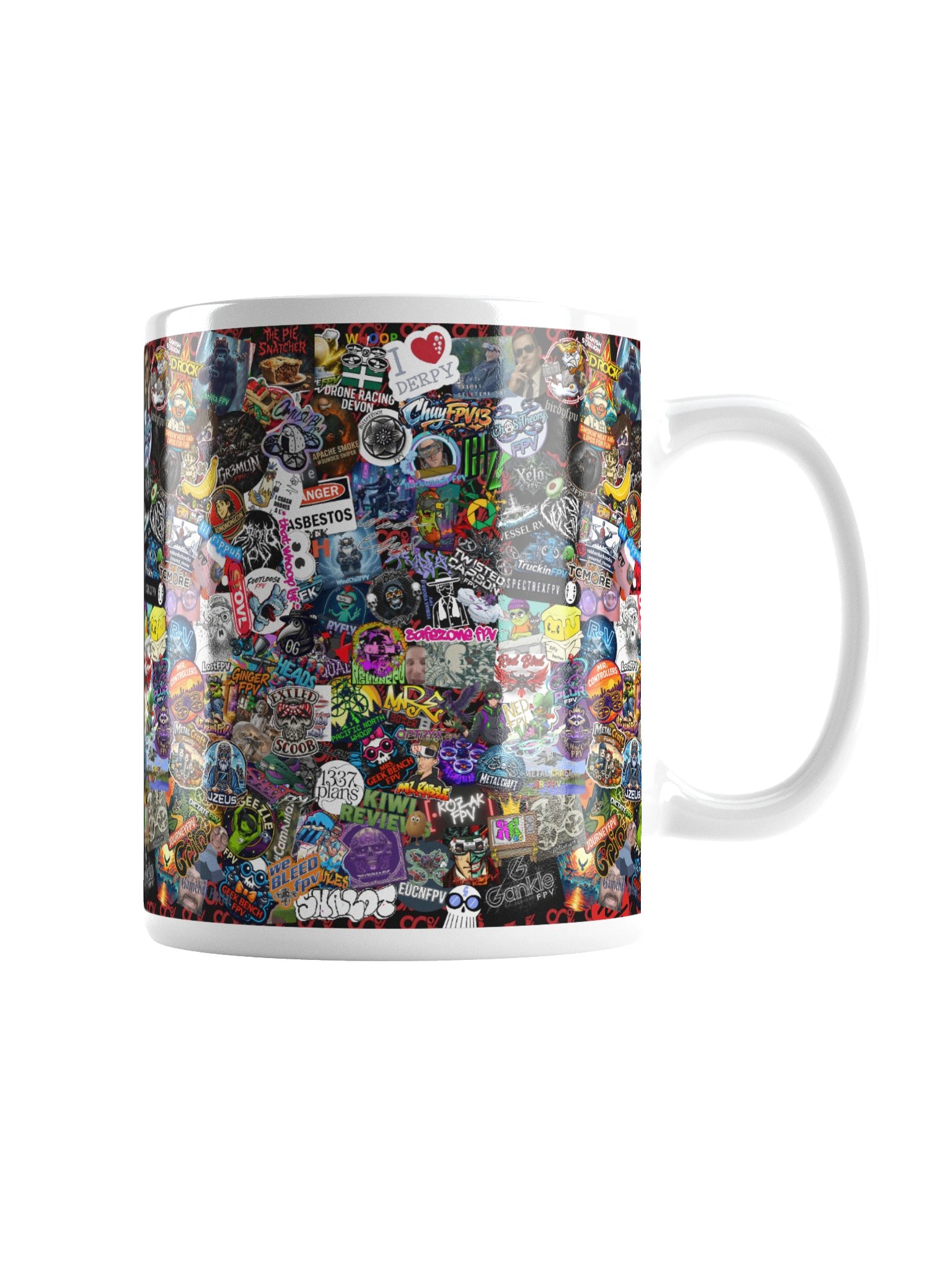 2026 Sticker Bomb Mug (White) product image (2)