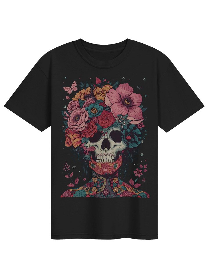 Blooming Skull Crown Heavyweight Tee product image (1)