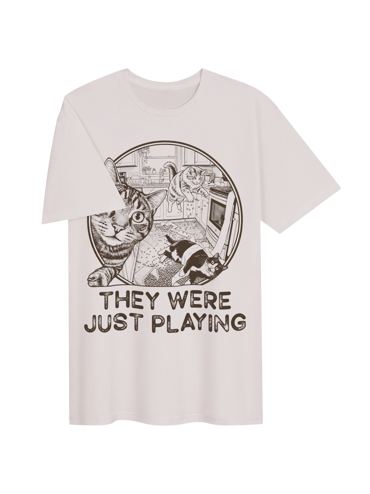 Kitchen Playing Cats T-Shirt product image (19)