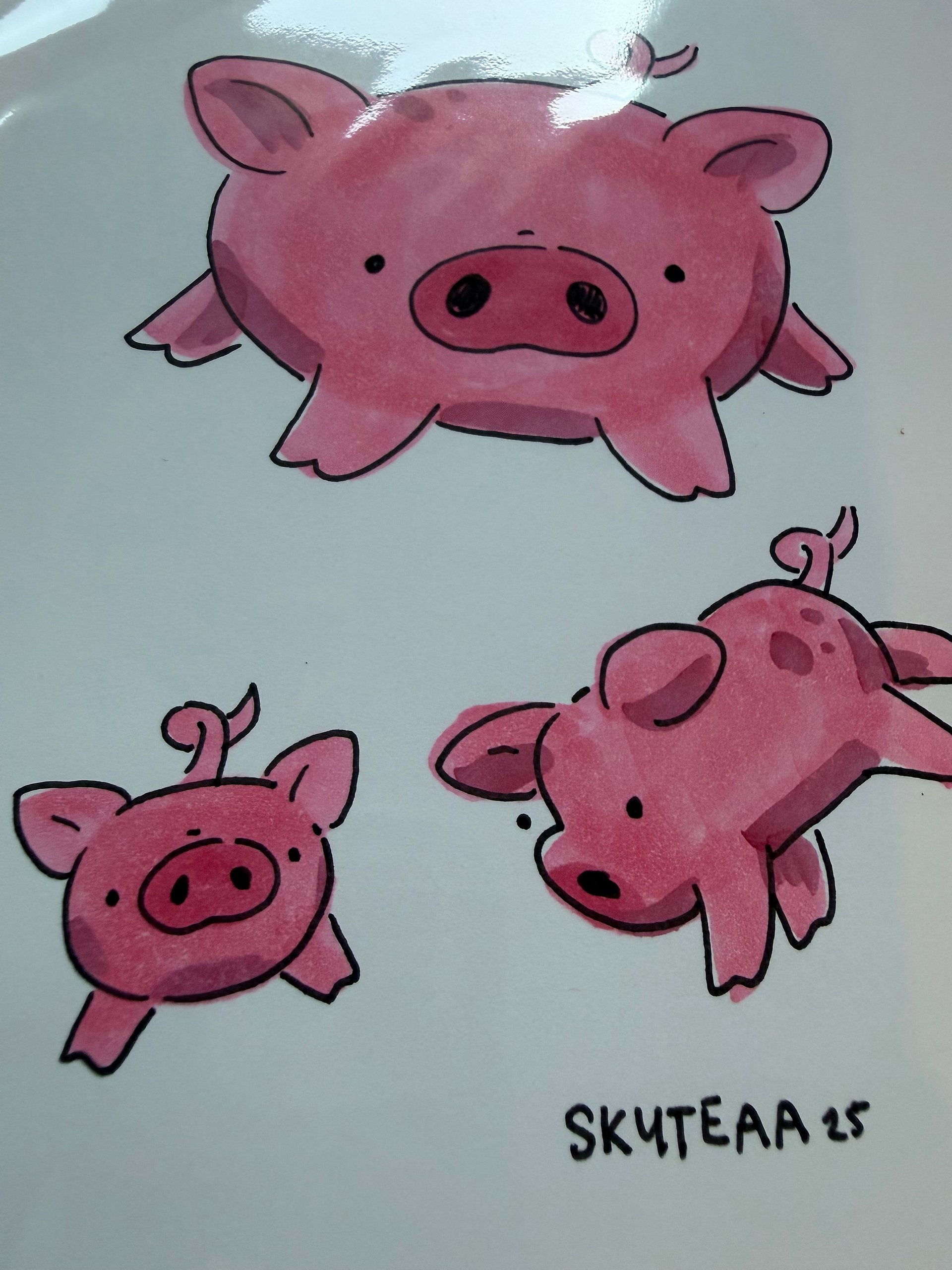 Piggy Pals 1 Original Artwork product image (1)