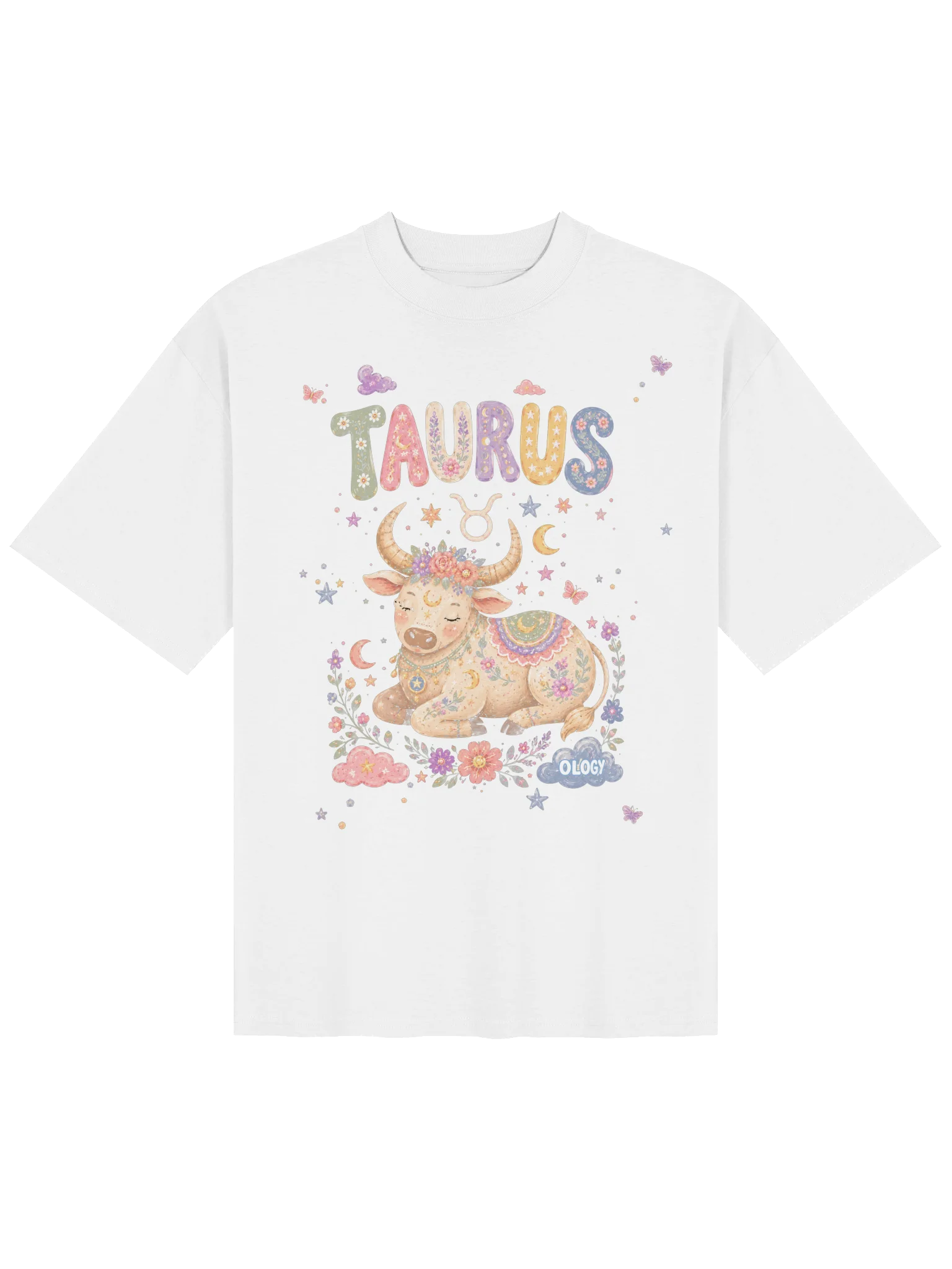 Taurus Astro Pop Oversized Tee product image (2)