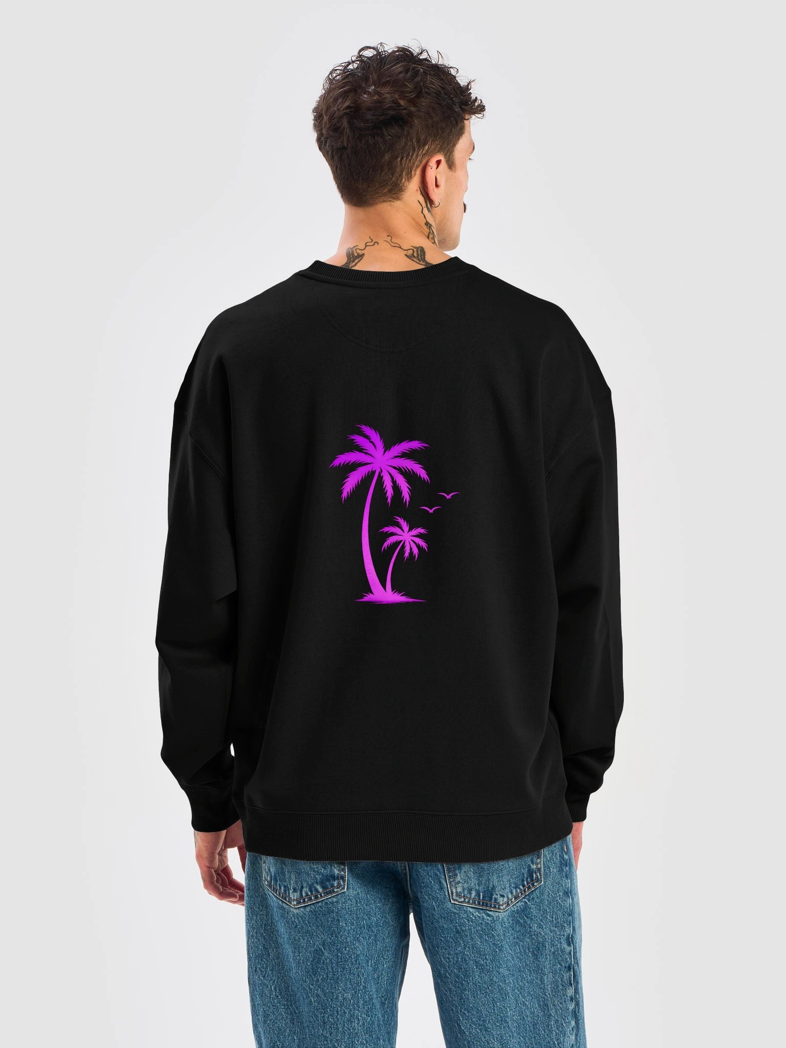 SM Neon Palms Signature Crewneck Sweatshirt product image (6)