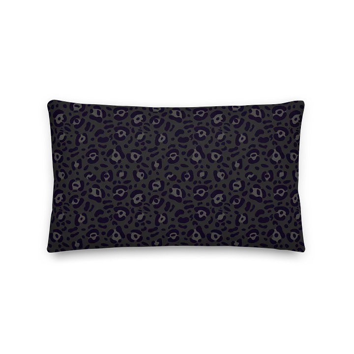 Stylish Black Leopard Print Pillow for Home Decor product image (2)