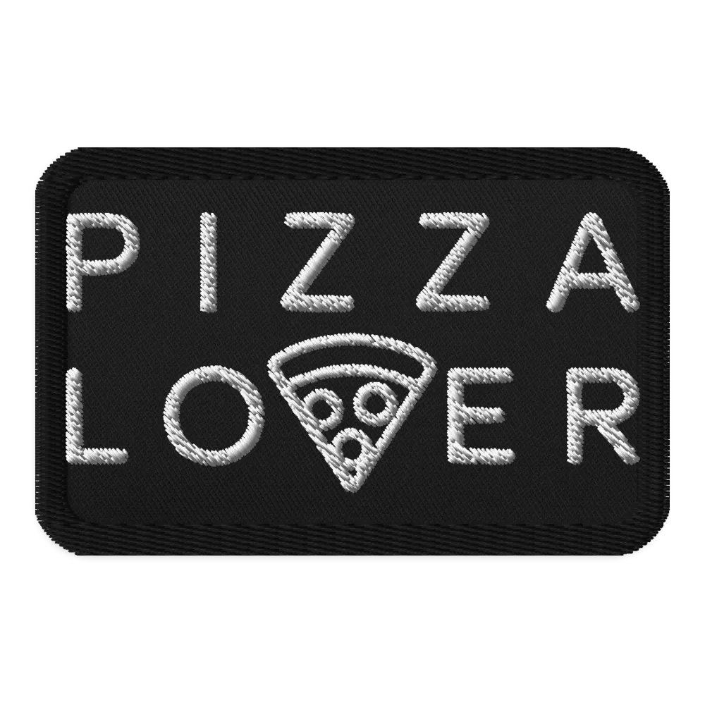 Pizza Lover Embroidered patch product image (1)