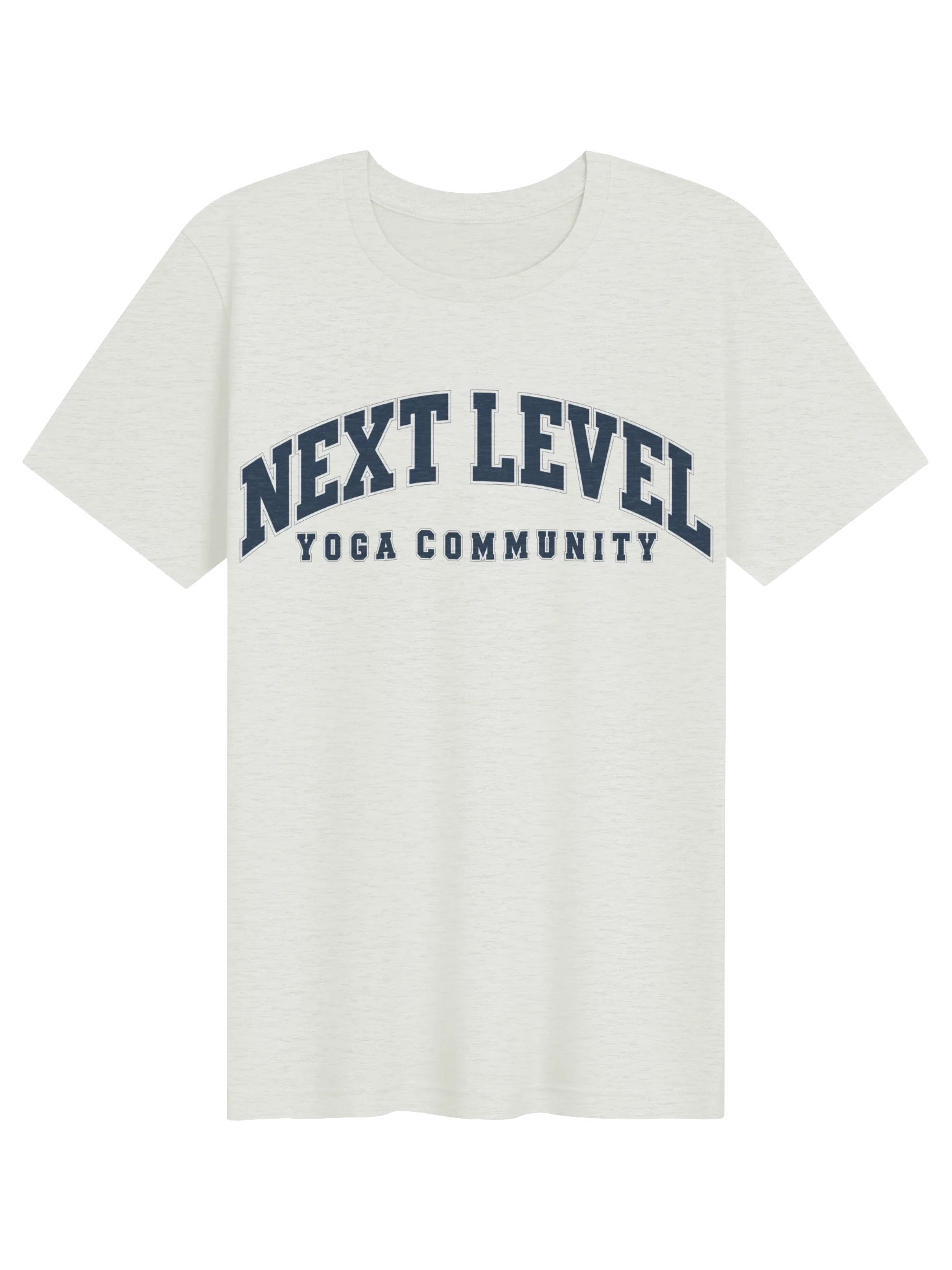 Next Level Varsity Navy Letters Tee product image (1)
