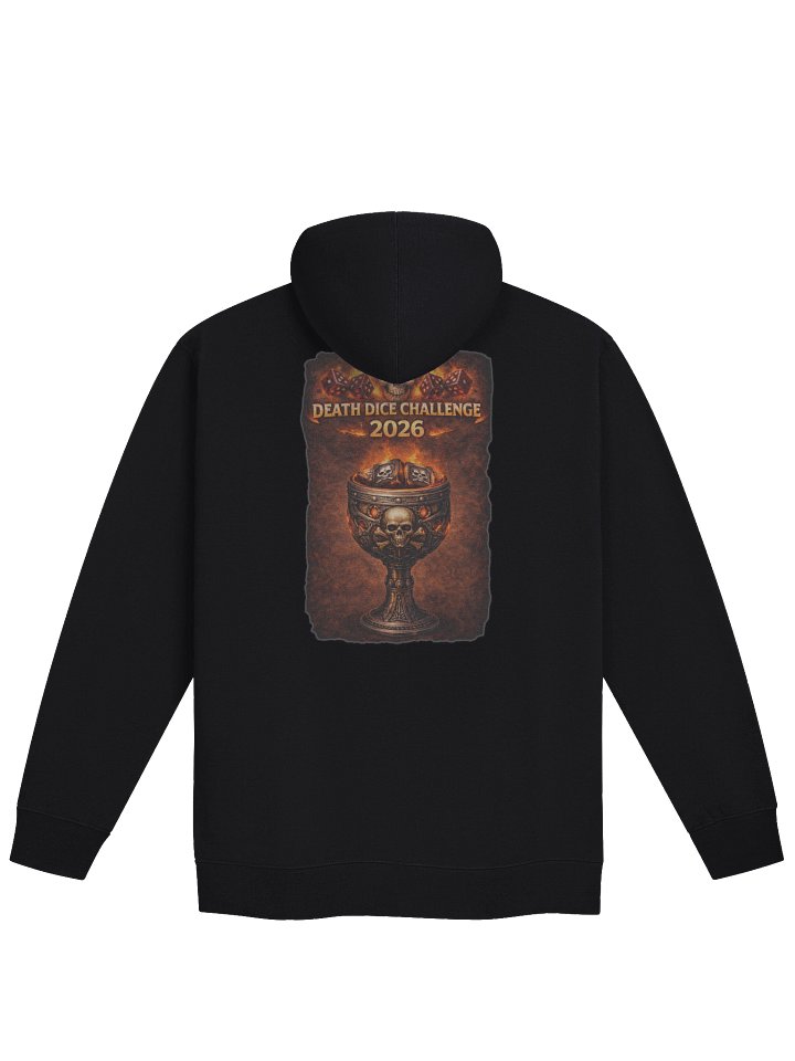 💀 DEATH DICE 🎲 CHALLENGE 2026 – Zip Up Hoodie product image (2)