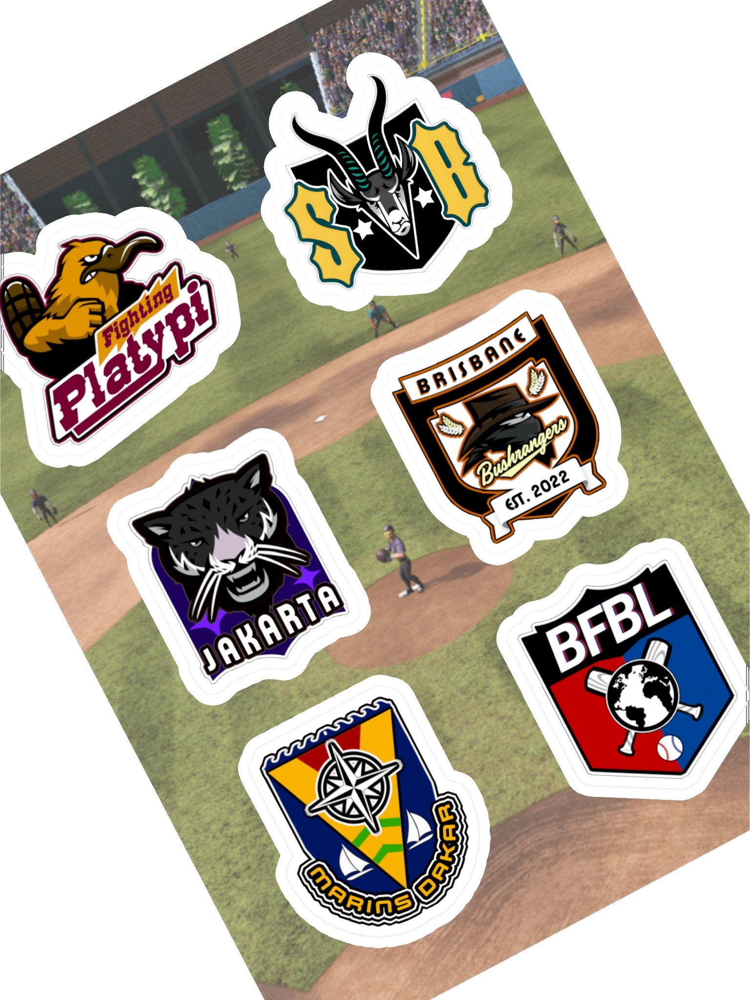 Southern Continental Sticker Pack product image (1)