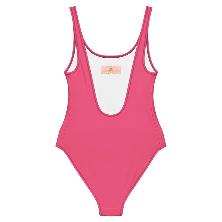 🎀 Glowlita "Glow Belle" Blush Pink One-Piece with Pink Bow product image (2)