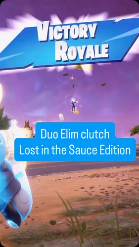 Duo Elim clutch: Lost in the Sauce edition! 🤣🔥