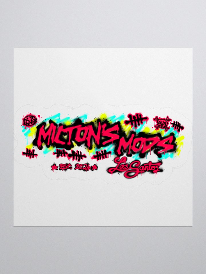 Milton's Mods Spraypaint Sticker product image (3)