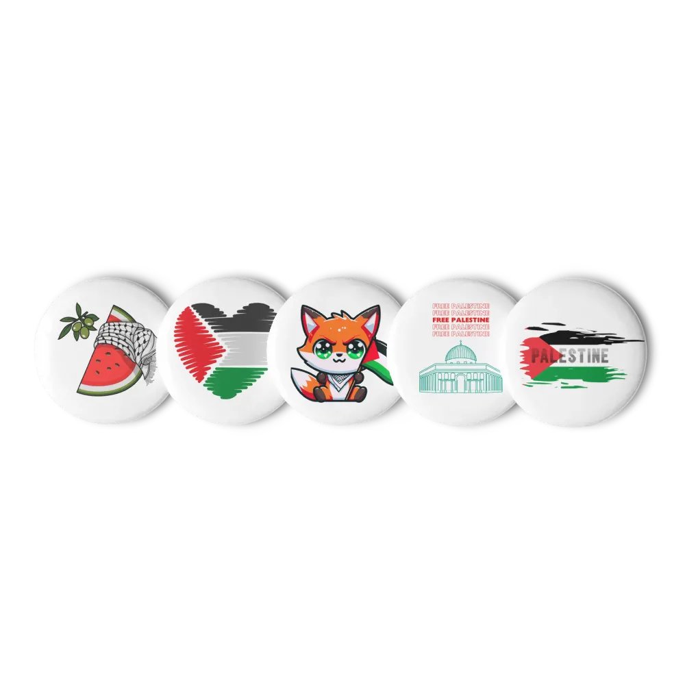 Palestine Pin Button Set product image (3)